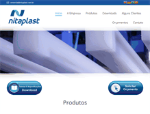 Tablet Screenshot of nitaplast.com.br
